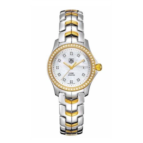 TAG Heuer Link Quartz Stainless Steel - Yellow Gold - Diamond / MOP